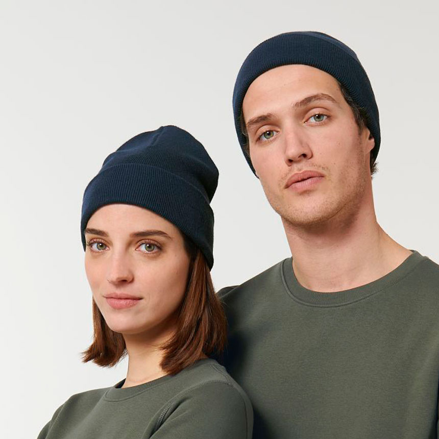 STAU772-Плетена Шапка Rib Beanie